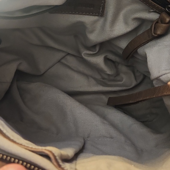 Day & Mood Greta Woven Genuine Leather Shoulder Purse Convertible Backpack Bag - Picture 5 of 15